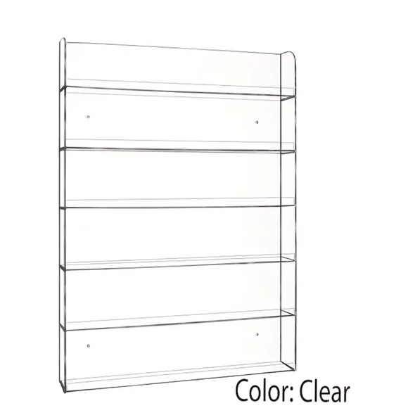 Clear Acrylic Wall Shelf